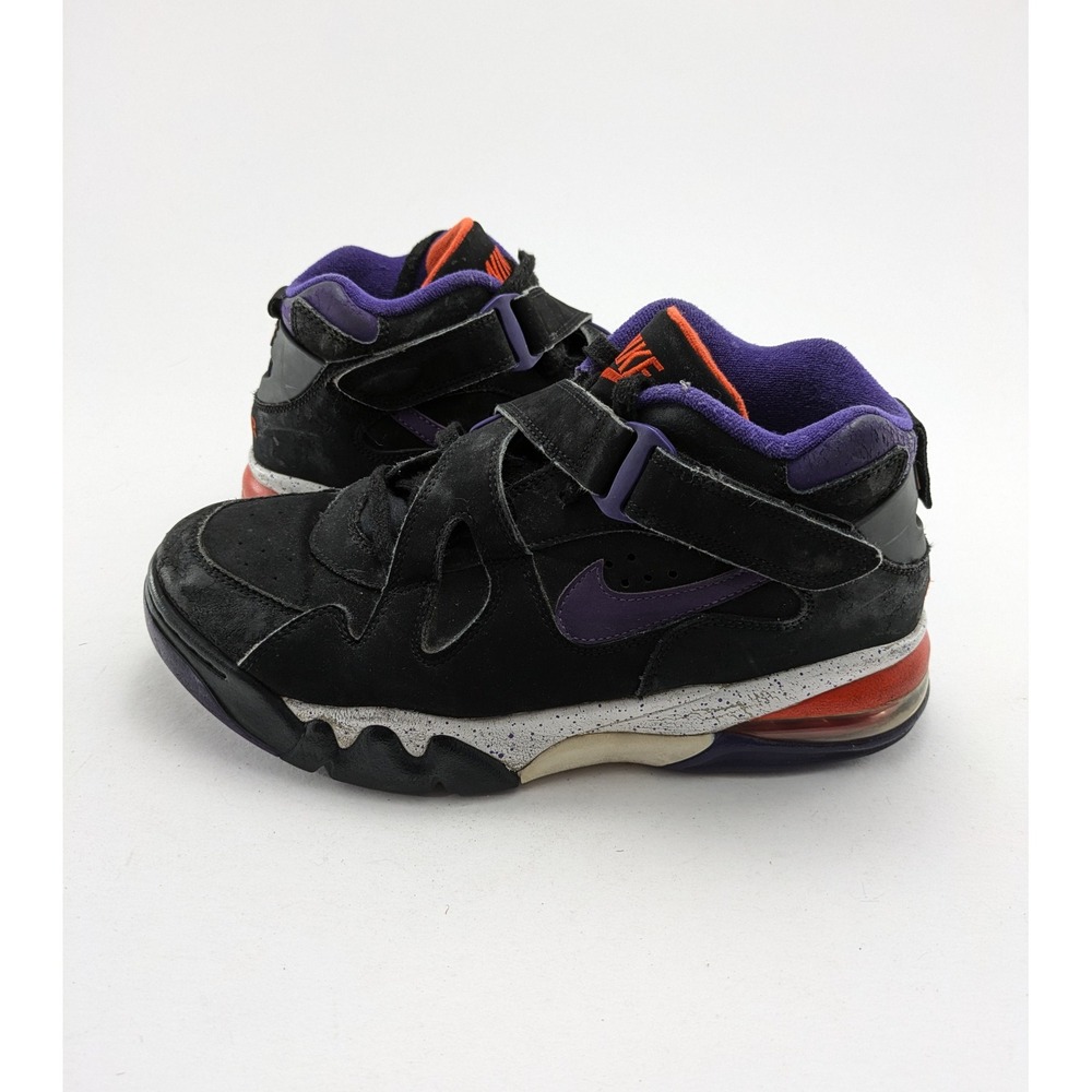 Mens Nike Air Force Max CB Suns Away Black Basketball Shoes AJ7922-002 Size 8.5